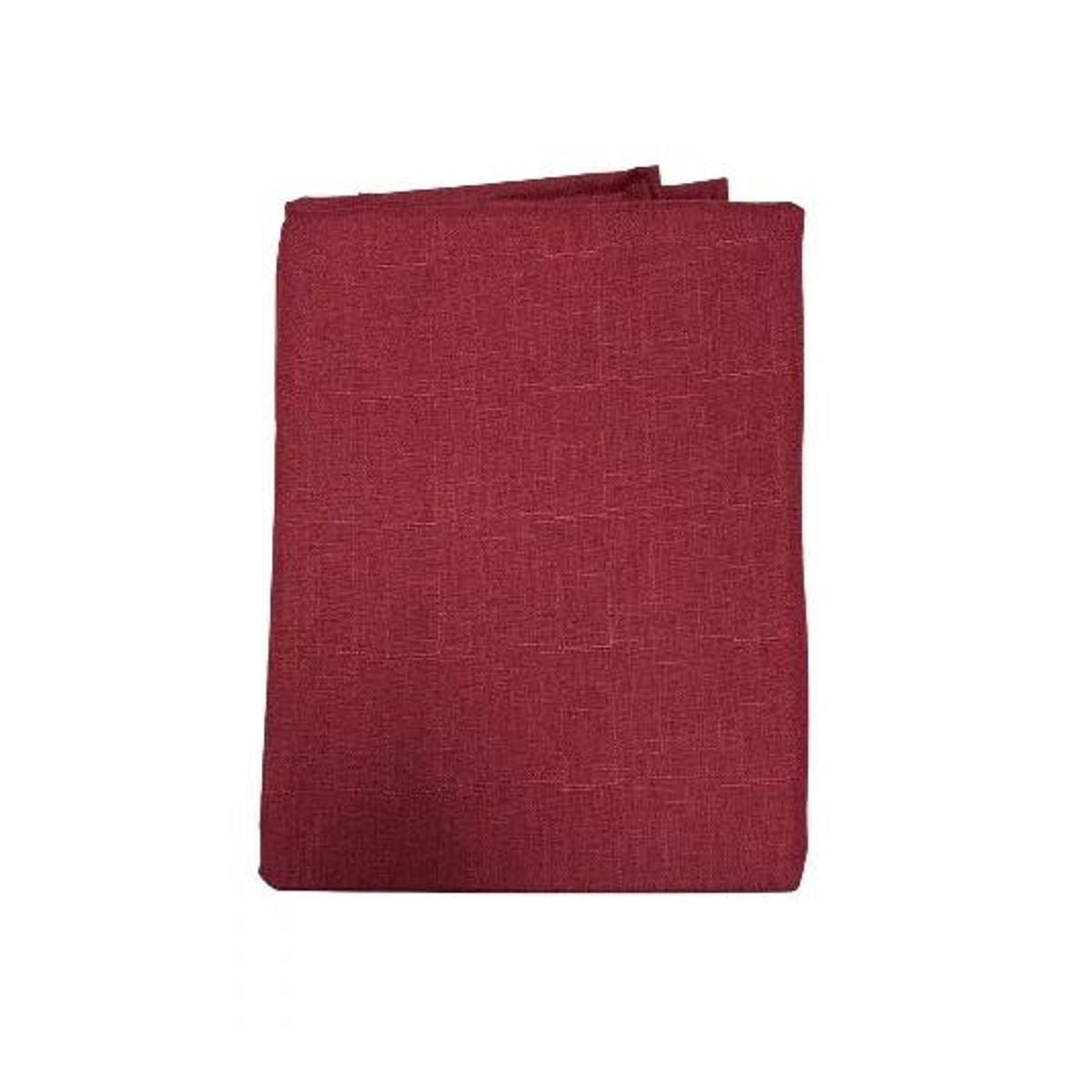 GENERICO - Cortina Lino Con Blackout Engomado Térmica 140x220 Burdeo