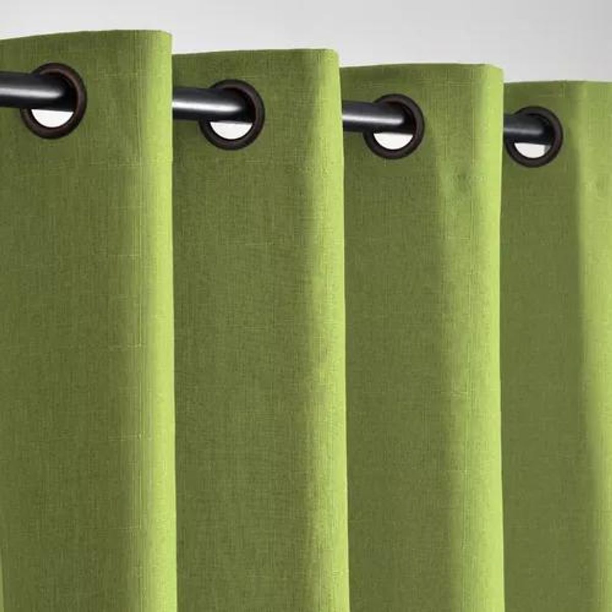 GENERICO - Cortina Lino Con Blackout Engomado Térmica 140x220 Verde