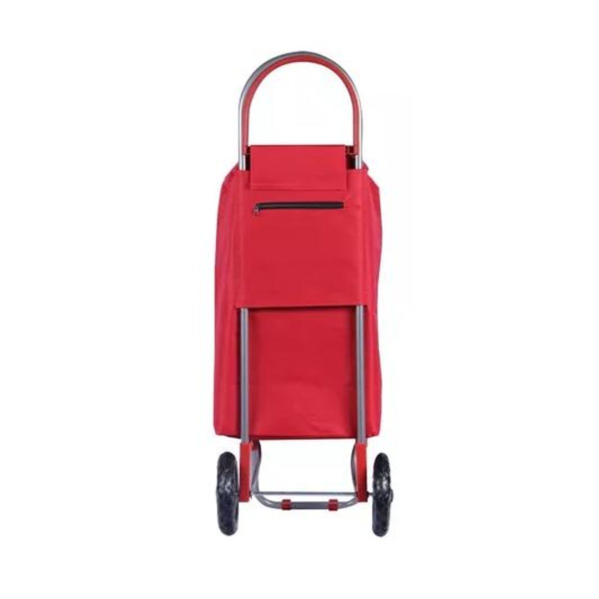 GENERICO - Carrito de compras plegable 35 litros color rojo