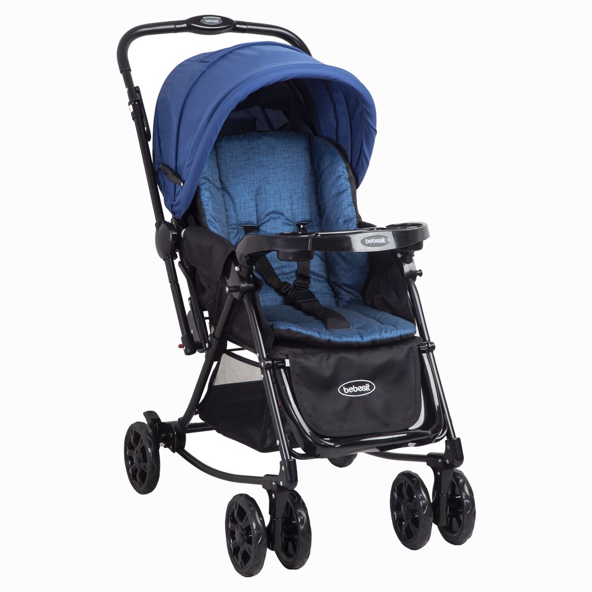 BEBESIT - Coche Cuna Balancin SX Azul