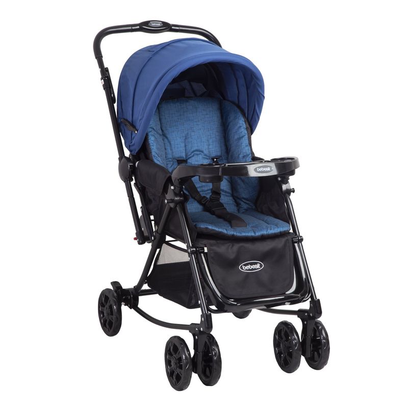 BEBESIT - Coche Cuna Balancin SX Azul
