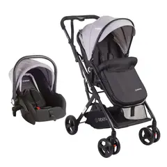 BEBESIT - Coche Cuna Travel System Vox Gris