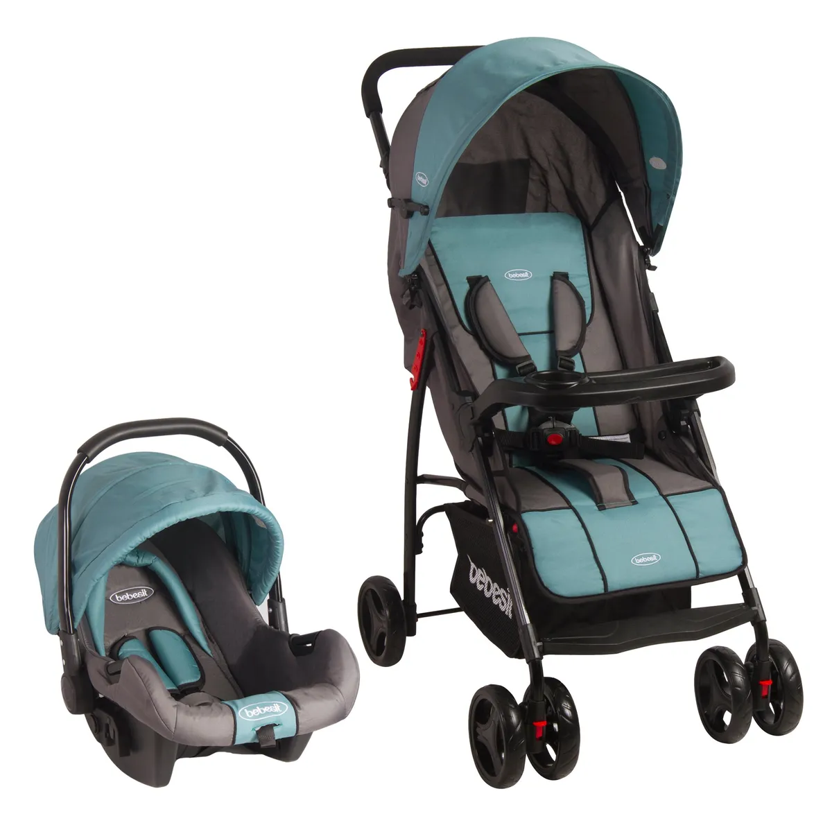 BEBESIT - Coche Travel System Summer Azul