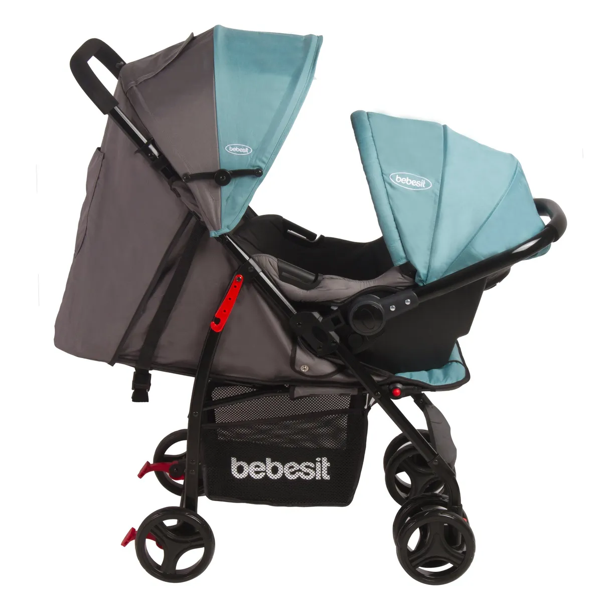 BEBESIT - Coche Travel System Summer Azul