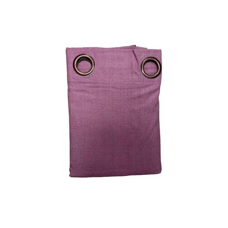 GENERICO - Cortina Lino Con Blackout Engomado Térmica 140x220 Lila