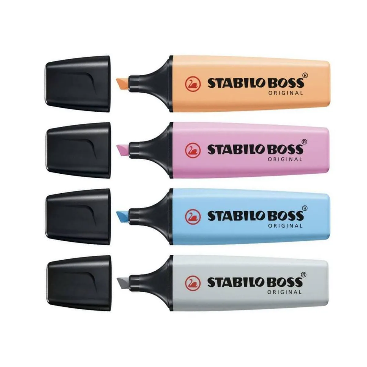 STABILO - Set de 4 Destacadores Stabilo Boss Original Pastel
