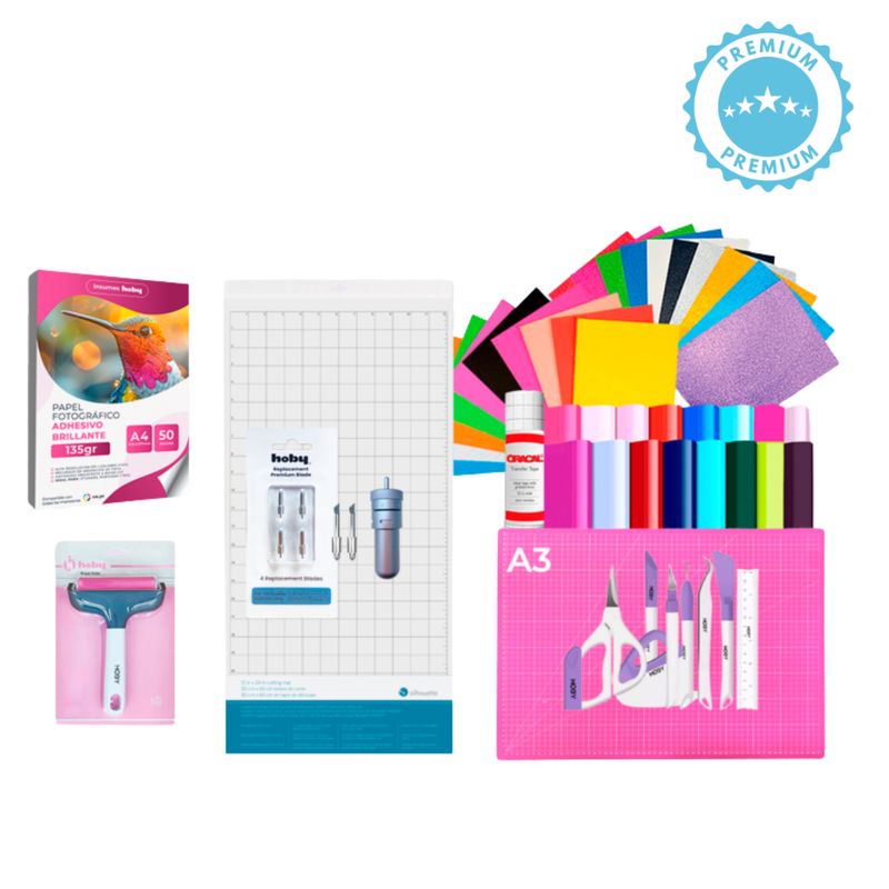 SILHOUETTE - kit de insumos plotter de corte silhouette k2