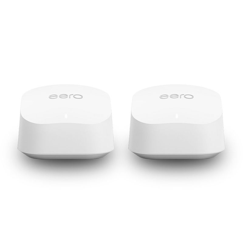 EERO - Pack 2x Router WiFi 6 de Doble Banda EERO 6 Plus
