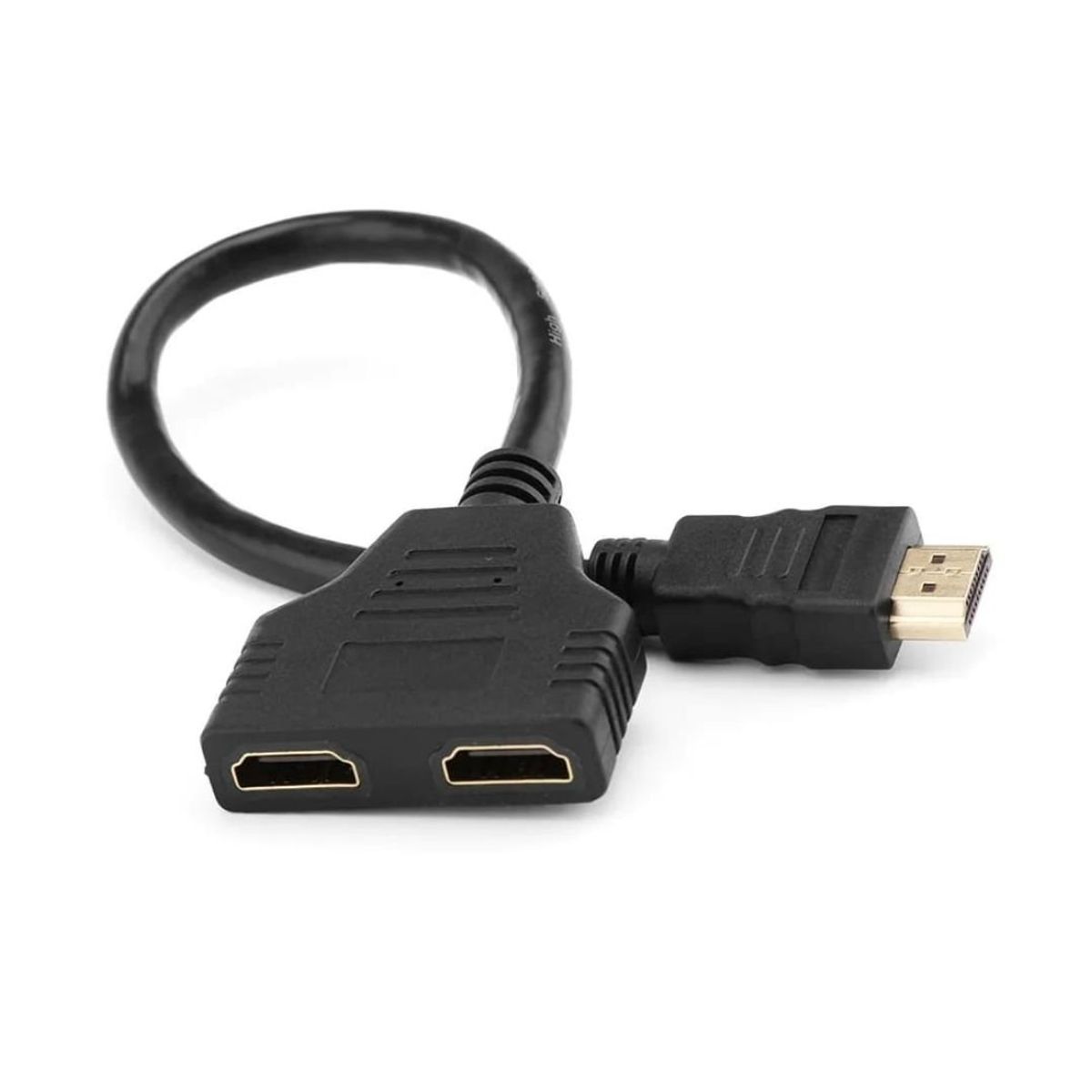 OEM - CABLE ADAPTADOR HDMI 1 MACHO 2 HEMBRAS
