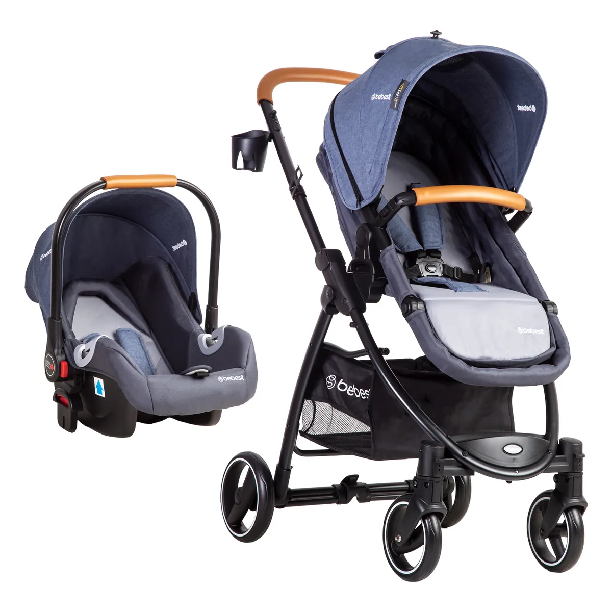 BEBESIT - Coche Travel System Fénix Azul Bebesit