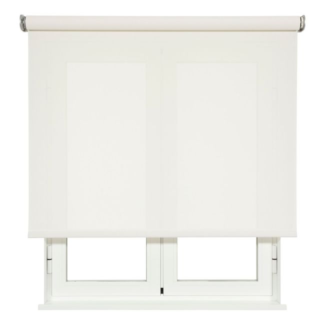 VIEWTEX - Cortina Roller Screen Motorizada 180X250 Blanca Premium