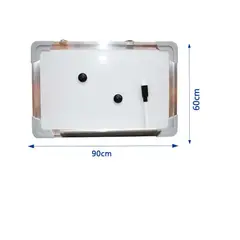 GENERICO - Pizarra Acrílica Blanca Magnética