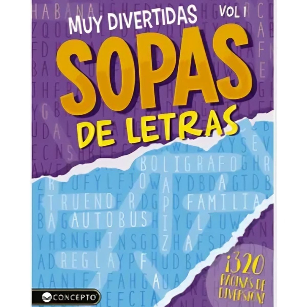 TOP10BOOKS - LIBRO Muy Divertidas Sopas De Letras Vol 1 - Moisés Salama