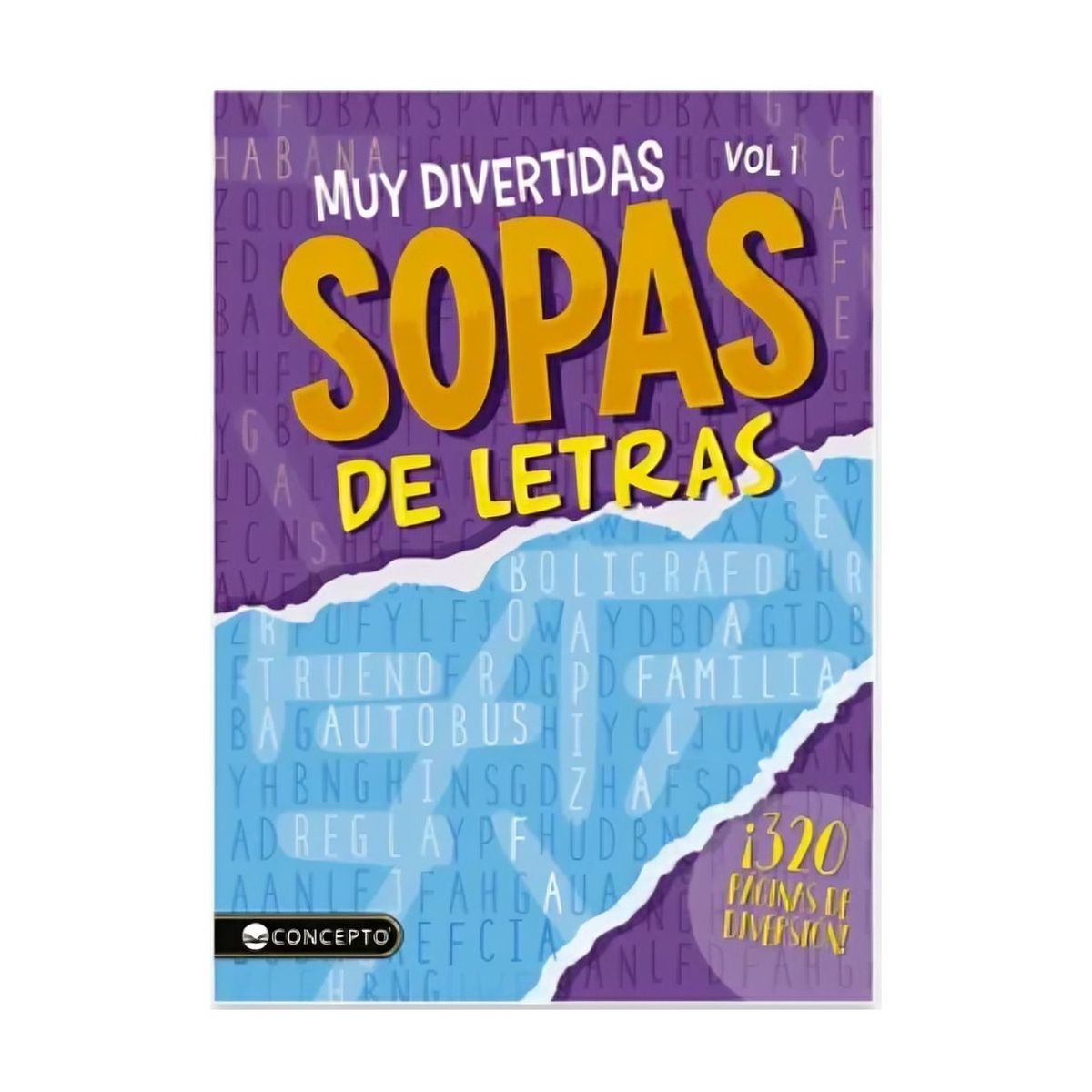 TOP10BOOKS - LIBRO Muy Divertidas Sopas De Letras Vol 1 - Moisés Salama