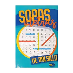TOP10BOOKS - LIBRO SOPAS DE LETRAS DE BOLSILLO VOL 1 / MOISÉS SALAMA / LATINBOOKS