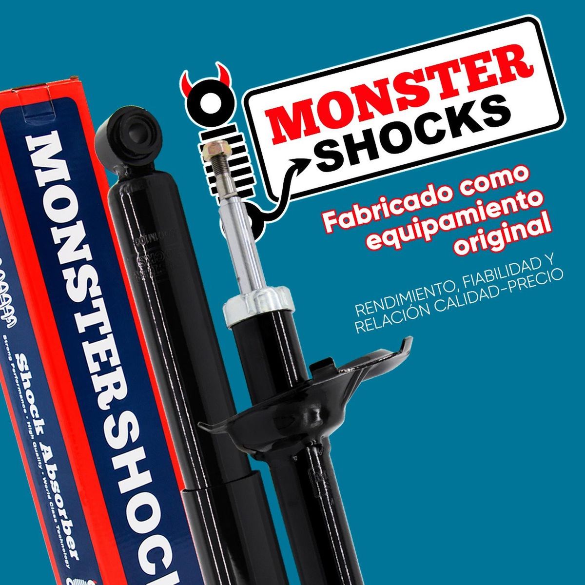 GENERICO - Par Amortiguadores Toyota Tercel 1300 El40 Delantero