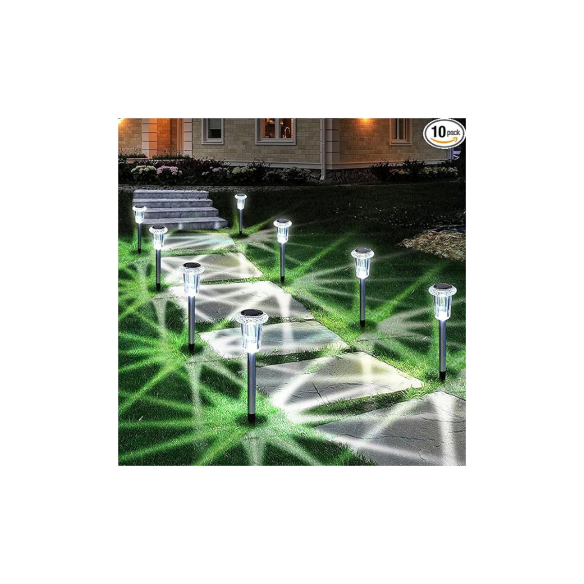 GENERICO - Lampara solar antorcha para exterior jardin impermeable