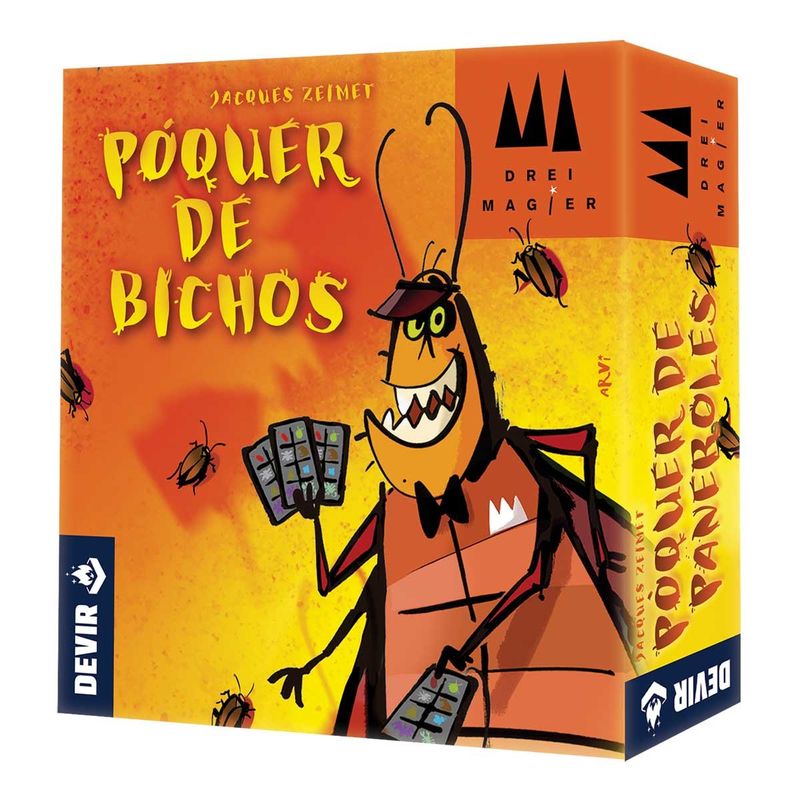 DEVIR - Juego de mesa Poquer de Bichos Devir