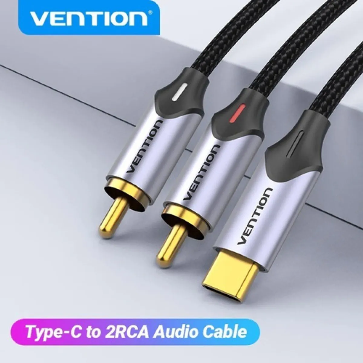 VENTION - Cable Usb-c Macho A 2rca Macho De 2 M Vention Bughh