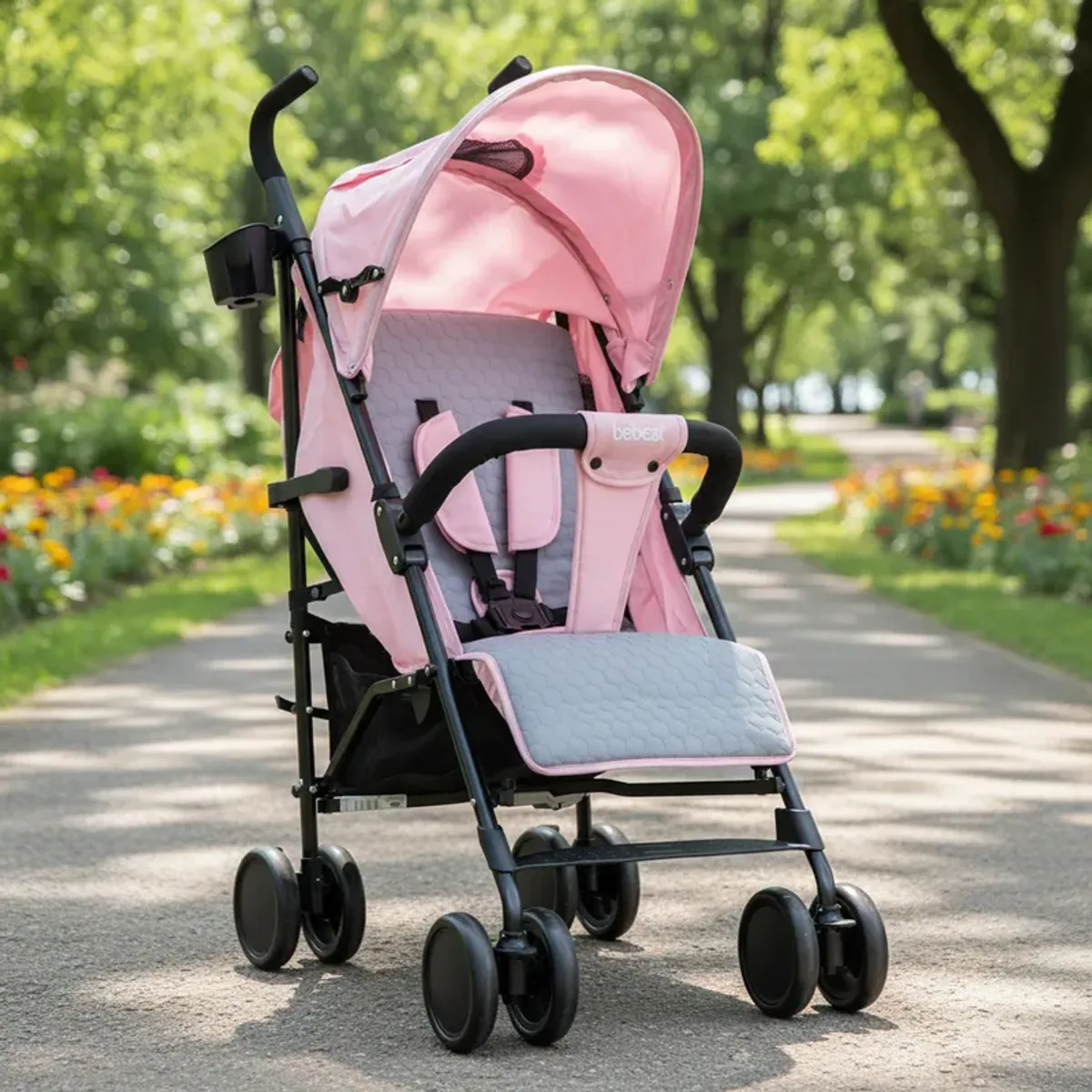 BEBESIT - Coche Paragua Khronos Rosado Bebesit