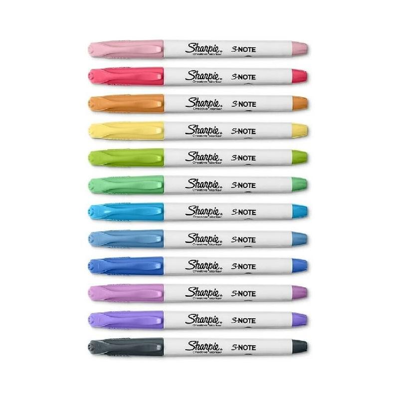 GENERICO - Marcador Sharpie S Note x12 Multicolor