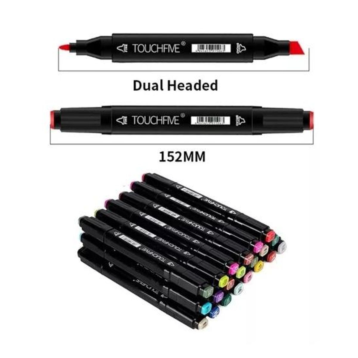 GENERICO - Set Rotuladores Doble Punta Para Colorear 80pcs Multicolor