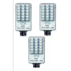 GENERICO - Focos Solares Pack X3 Focos Solares 1000w Potentes Foco