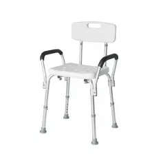 TAUMM - Silla Asiento Ducha Seguridad Con Respaldo Apoyabrazos