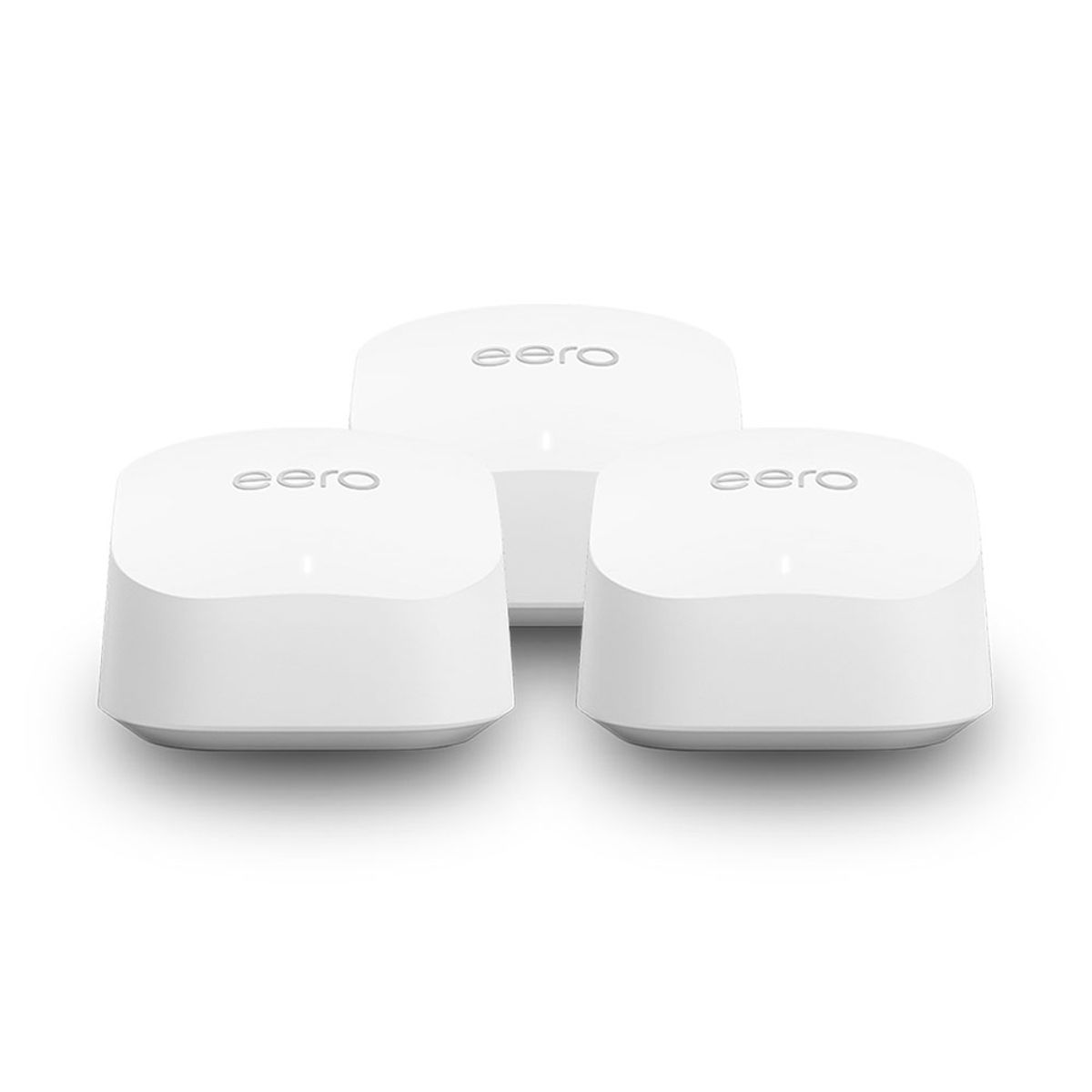 EERO - Pack 3x Router WiFi 6 de Doble Banda EERO 6 Plus