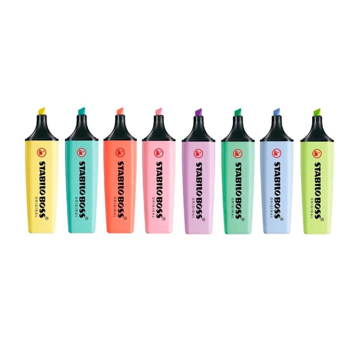 STABILO - Set de 8 Destacadores Stabilo Boss Original Pastel