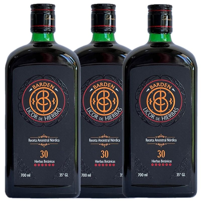 GENERICO - Pack x 3 Barden Licor de Hierbas 35° 700cc