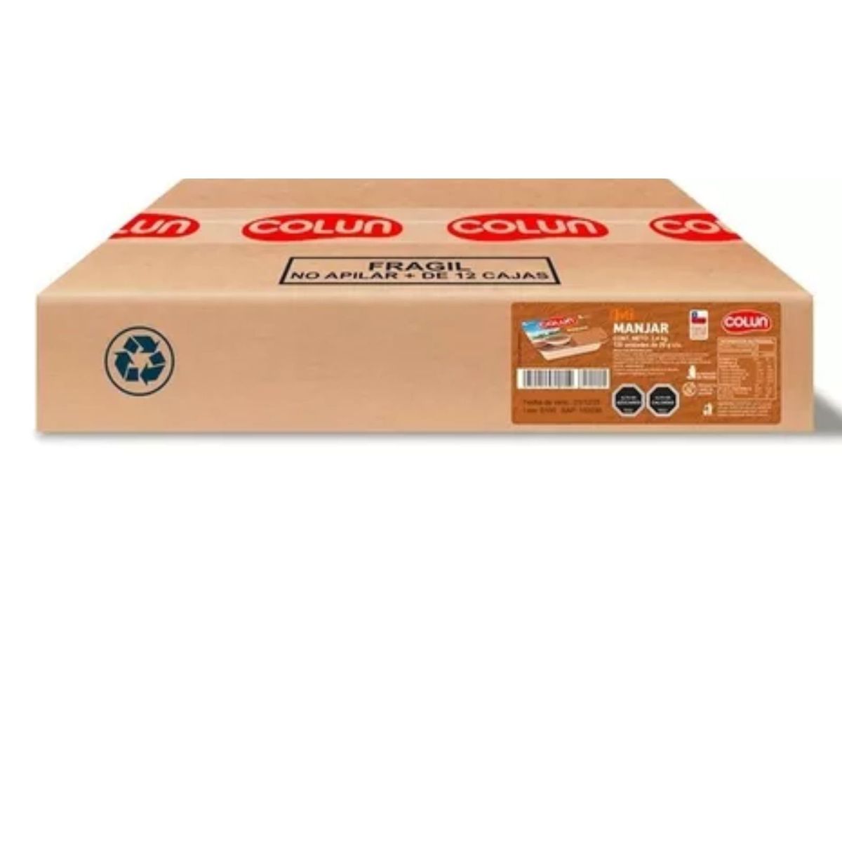 COLUN - Manjar Colun Tradicional Mini Porcion 120 Sachet 20 Gr