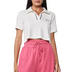 COLCCI - Polera Polo Acortada Estilo Cropped de