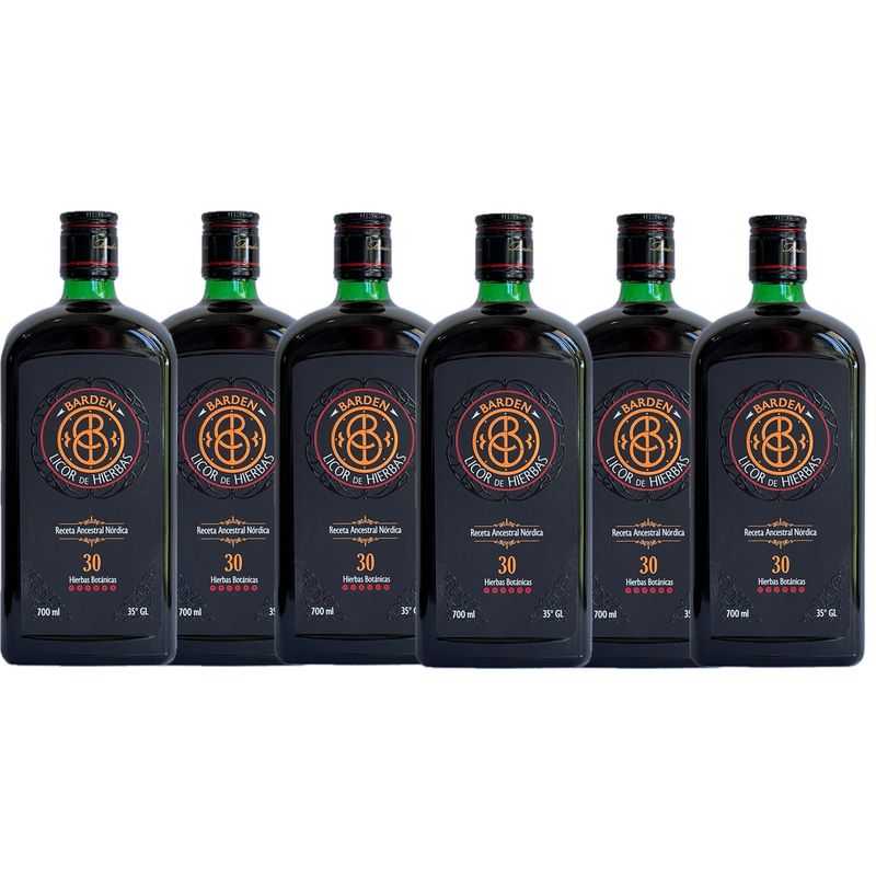 GENERICO - Barden Licor de hierbas  35° 700 cc x 6