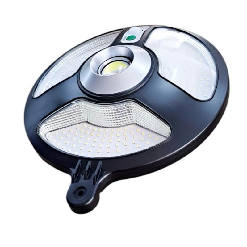 GENERICO - Aplique Foco Led Luz Blanca Exterior Panel Solar Sensor de Movimiento