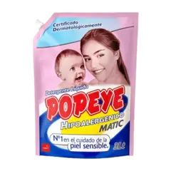 GENERICO - Detergente Liqui Popeye Hipoalergénico Bebe 3l