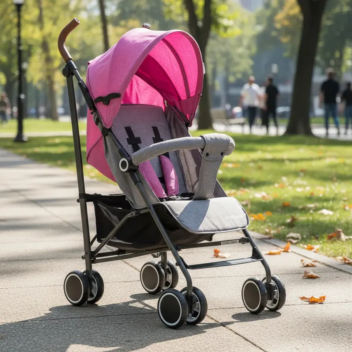 BEBESIT - Coche Paragua Clap - Melange Rosado