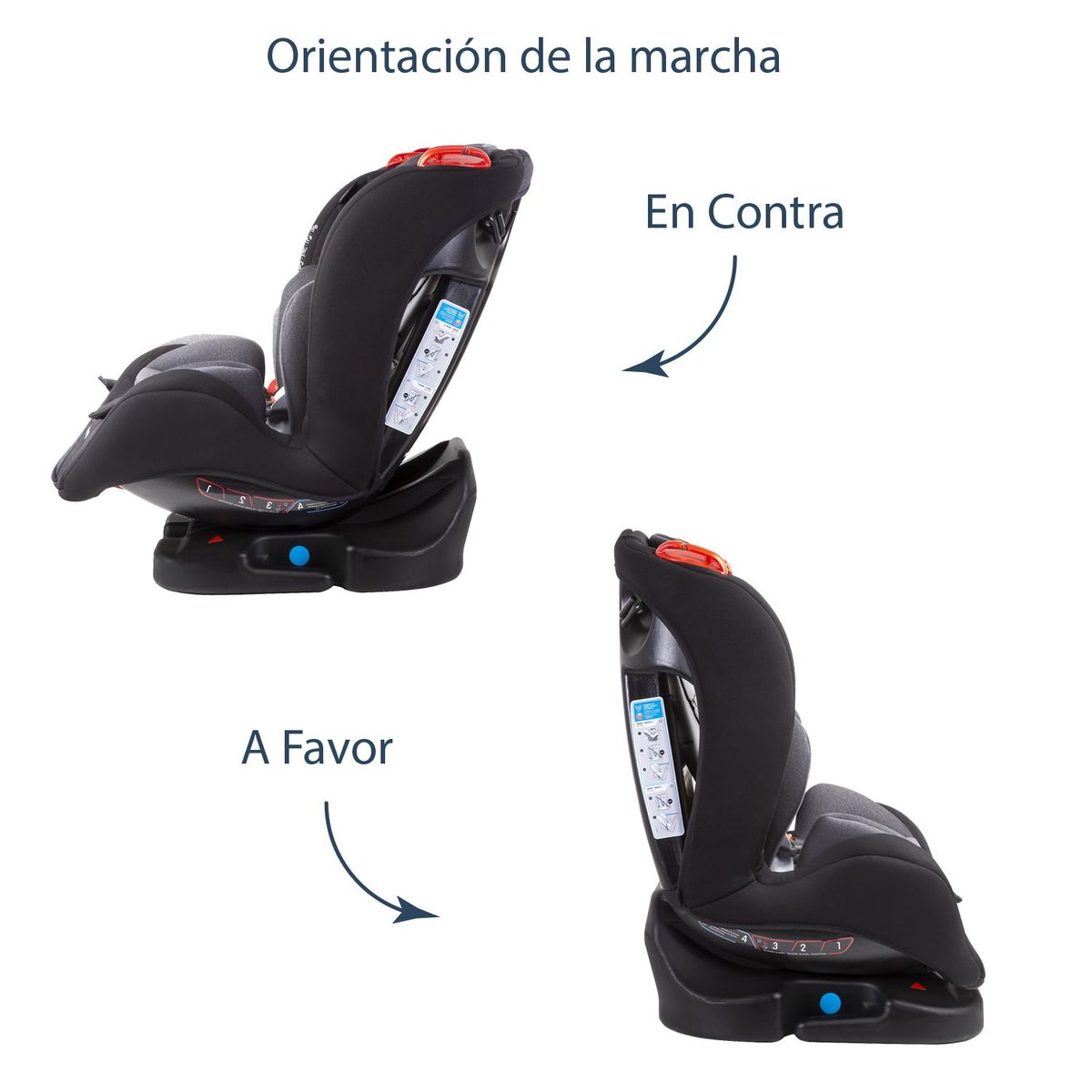 BEBESIT - Silla de Auto Aries Dark Grey
