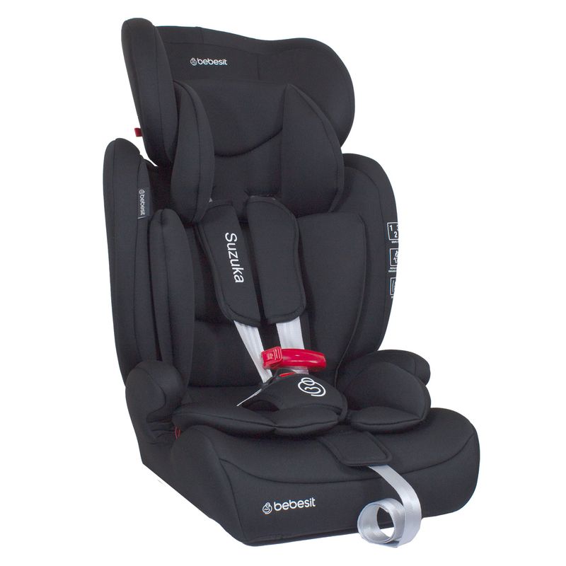 BEBESIT - Silla de Auto Butaca Suzuka Negra