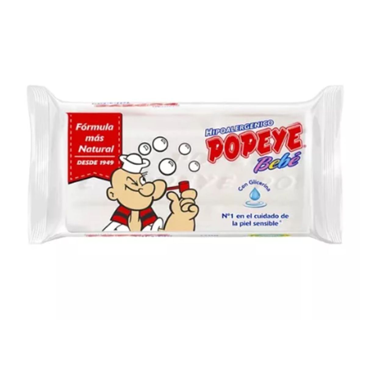 GENERICO - Popeye Jabón En Barra Bebe 170g X 12 Unidades
