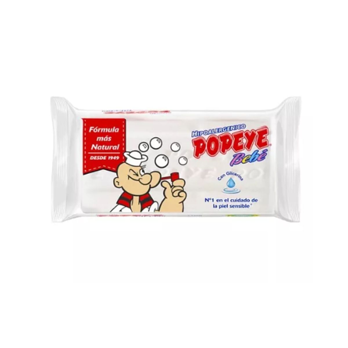 GENERICO - Popeye Jabón En Barra Bebe 170g X 12 Unidades