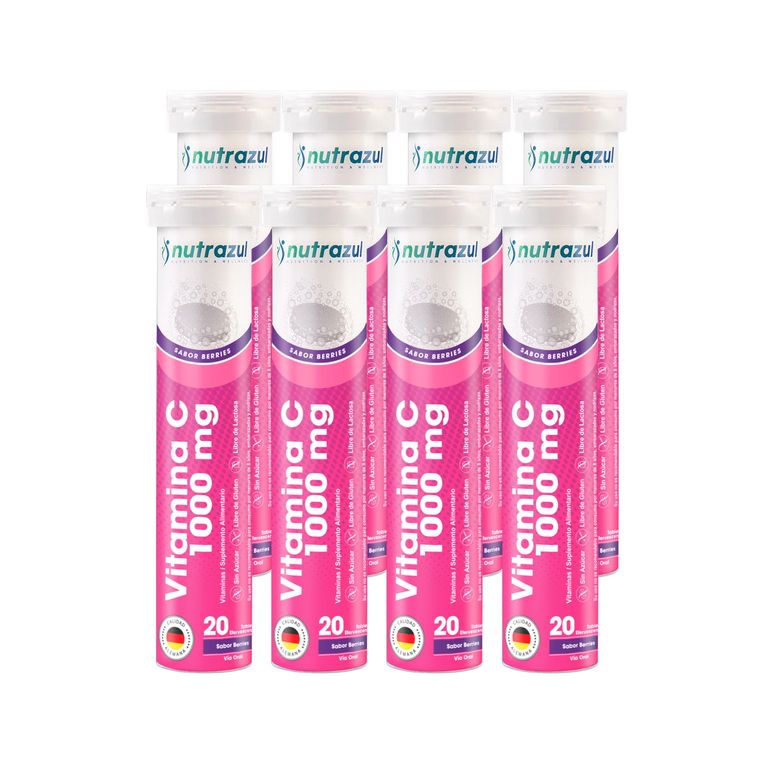 Vitamina C 1.000 Mg - Pack 8 - Berries.
