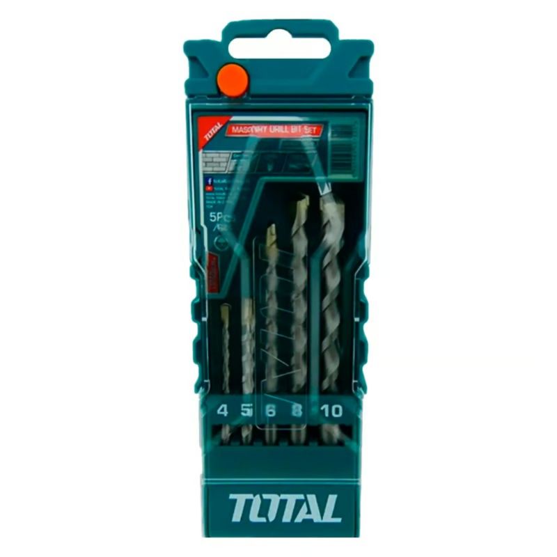 TOTAL - SET DE BROCA   CONCRETO TOTAL 5PCS