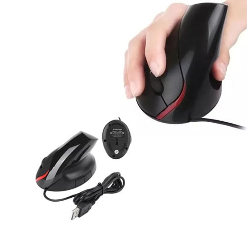 GENERICO - Mouse Vertical ergonómico con cable