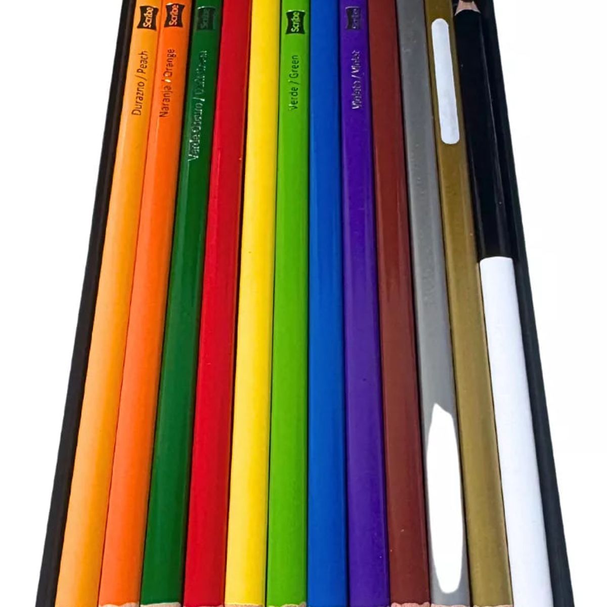 GENERICO - Lápices De Colores Doble Punta Scribe 12 Und X 24 Colores