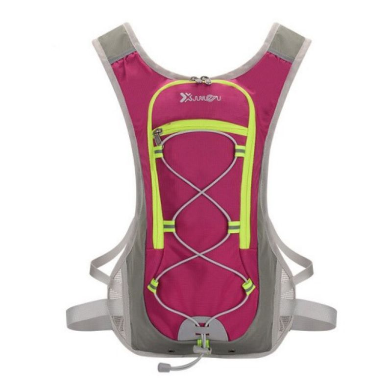 GENERICO - MOCHILA OUTDOOR CAMELBACK CON BOLSA 2 LITROS FUCSIA