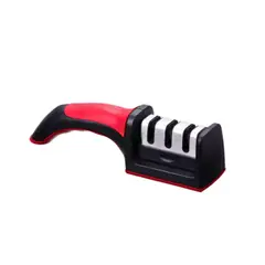 GENERICO - Afilador De Cuchillos De Piedra Con Base Antideslizante