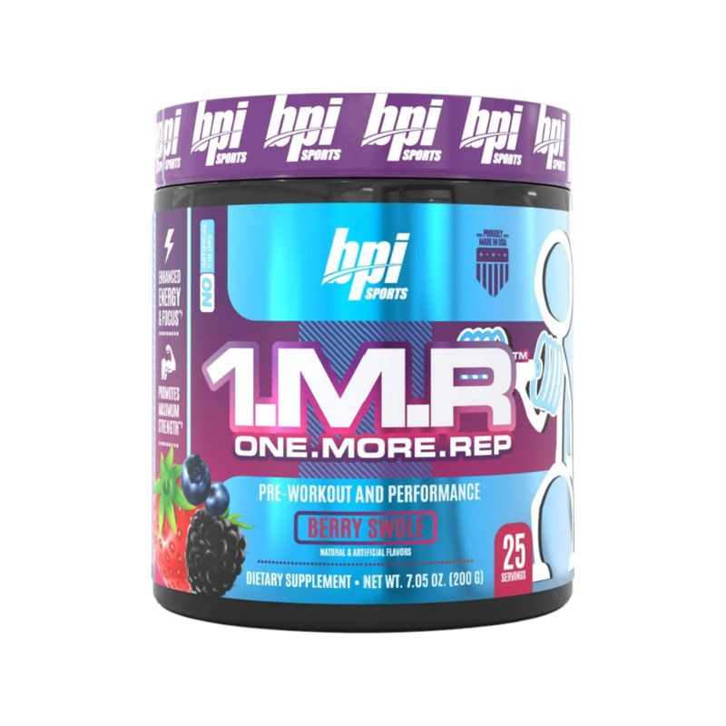 BPI SPORT - PRE ENTRENO 1MR BERRY SWOLE 25SV 200GR - BPI SPORTS