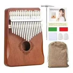 GENERICO - Kalimba Instrumento Musical 17 Tonos De Madera