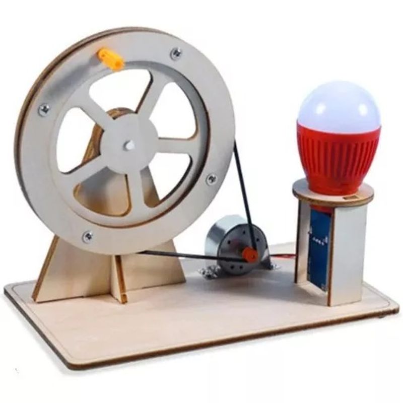 GENERICO - Maqueta Kit Generador Eléctrico Para Niños Y Estudiantes